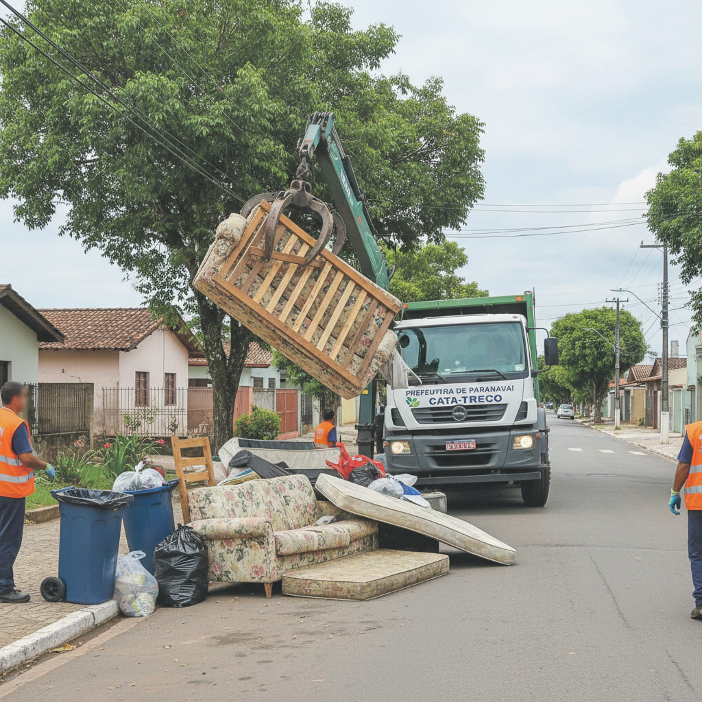 Cata-Treco em Paranavaí: veja o cronograma de recolhimento de móveis e colchões para junho