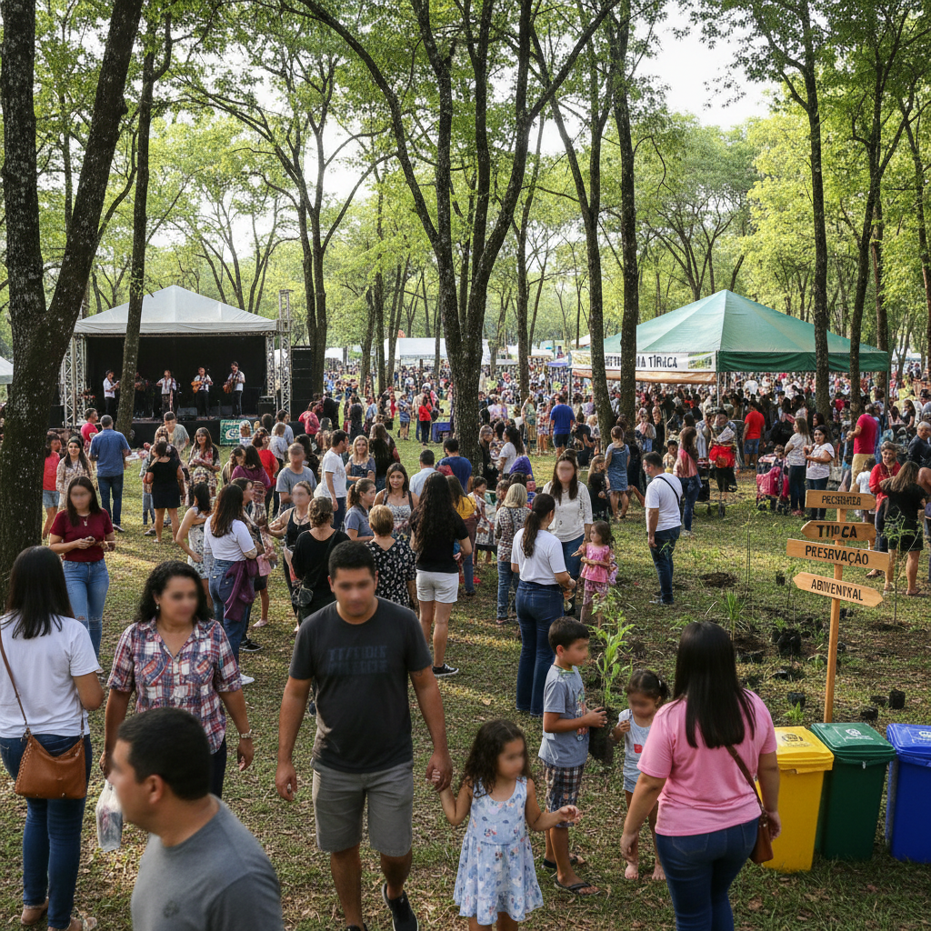 Festa do Bosque atrai cerca de 3 mil visitantes e celebra mais uma edição de sucesso
