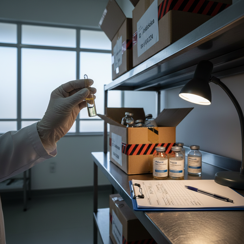 Anvisa suspende lote de antibiótico após fragmento de vidro ser encontrado em medicamento