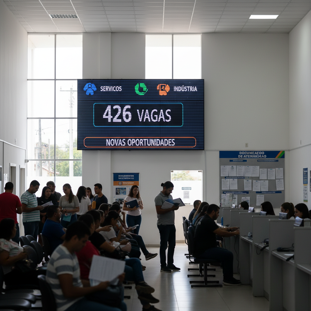 Semana começa com 426 vagas de emprego na Agência do Trabalhador de Paranavaí