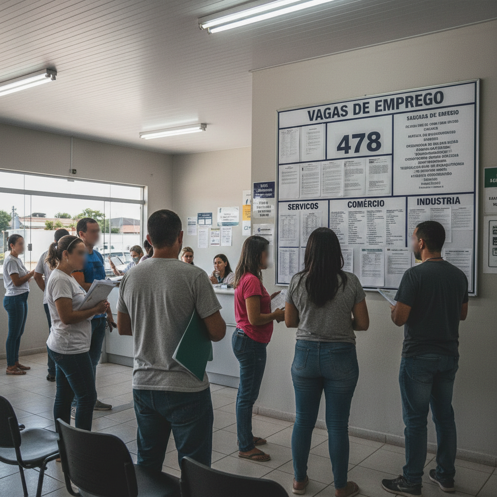 Agência do Trabalhador inicia a semana com 478 vagas de emprego em Paranavaí