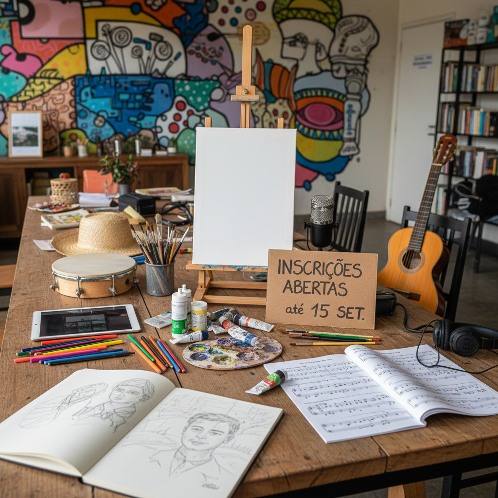 Paranavaí abre cadastro para cursos gratuitos de arte e cultura