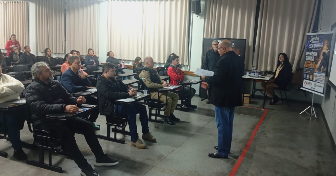 Palestra na Unipar encerra ações do ‘Junho Paranavaí Sem Drogas’; conscientização segue nas escolas