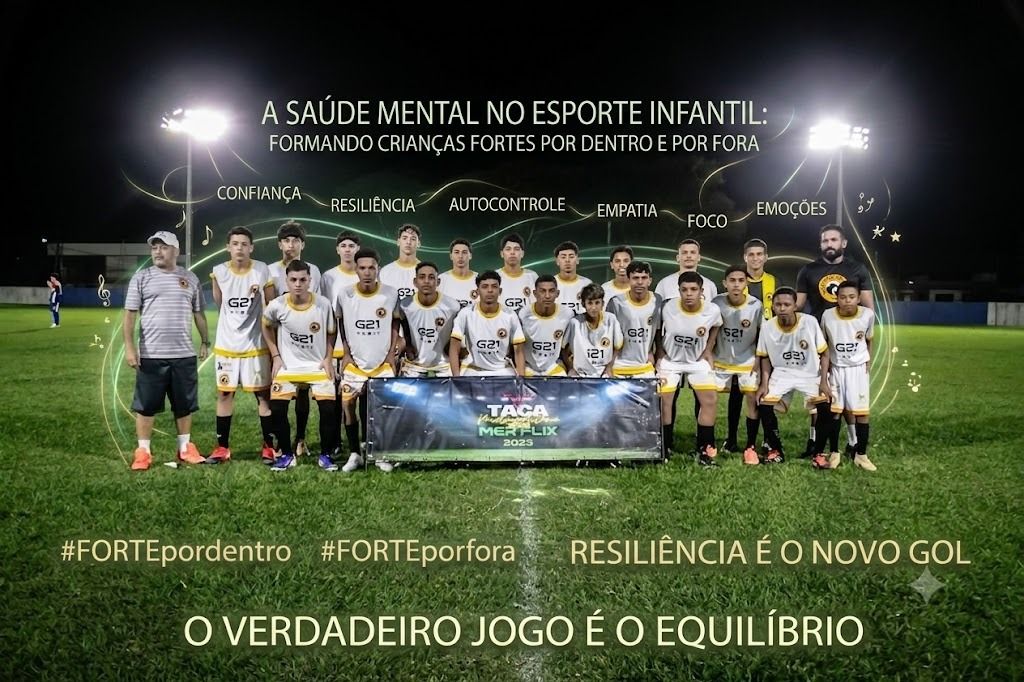 A saúde mental no esporte infantil: formando crianças fortes por dentro e por fora