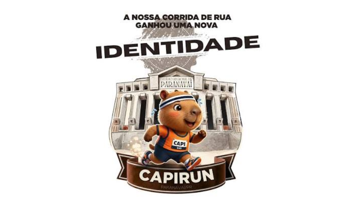 Com a simpática "Capi" como mascote, Paranavaí abre inscrições para a corrida Capirun