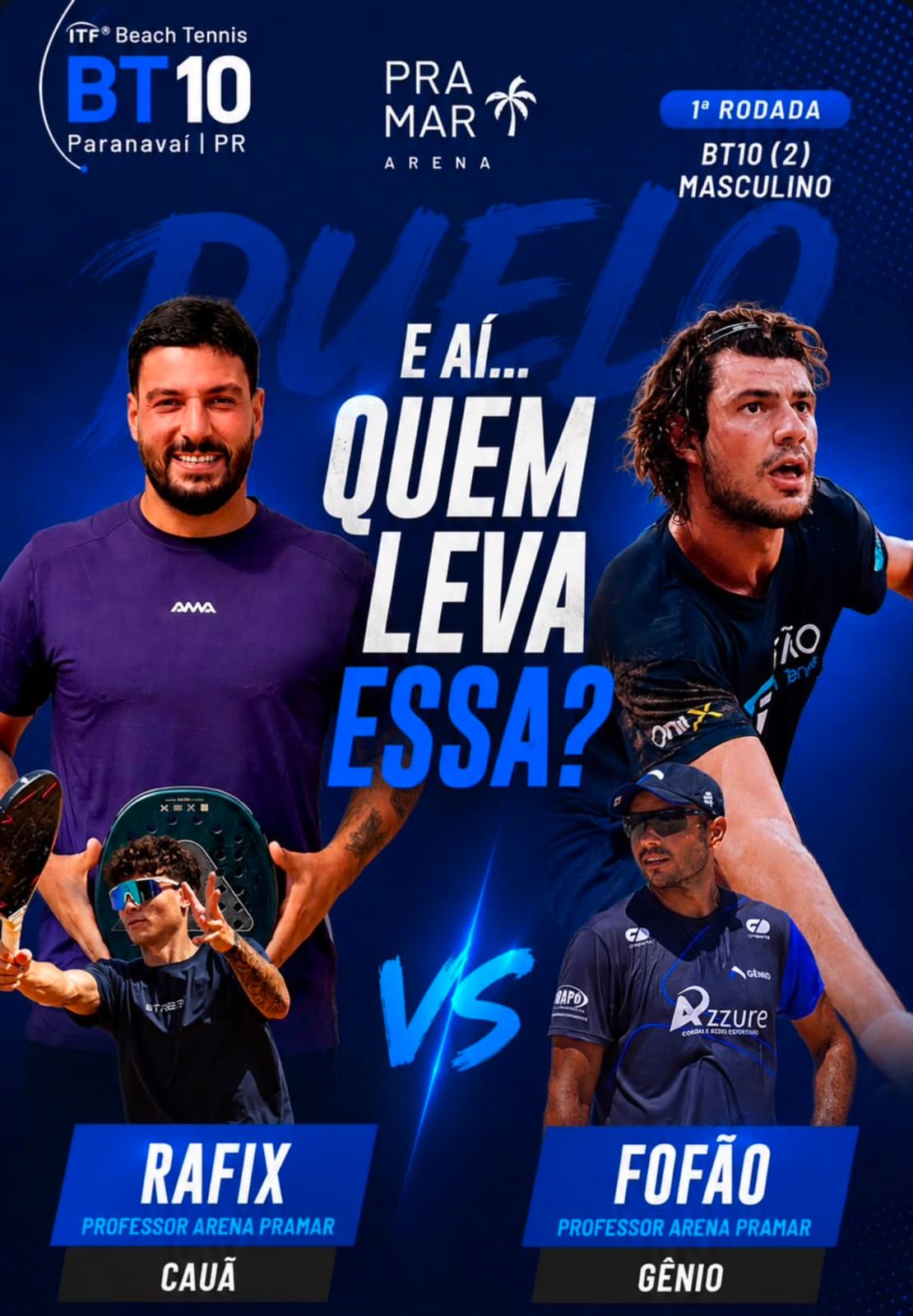 BT10 Capel e Incopostes Open Beach Tennis segue com grandes confrontos nesta tarde em Paranavaí