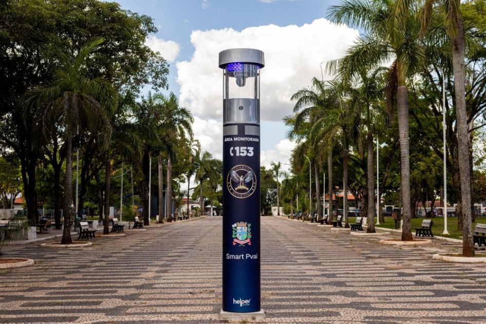 Câmeras dos totens de segurança ajudam GCM a identificar e apreender motocicleta em Paranavaí