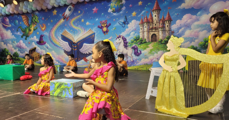 Projeto Cultura e Movimento reúne crianças da Educação Infantil em programação sobre leitura em Paranavaí