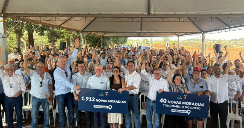Paranavaí anuncia 1.912 moradias e autoriza licitação do Condomínio do Idoso