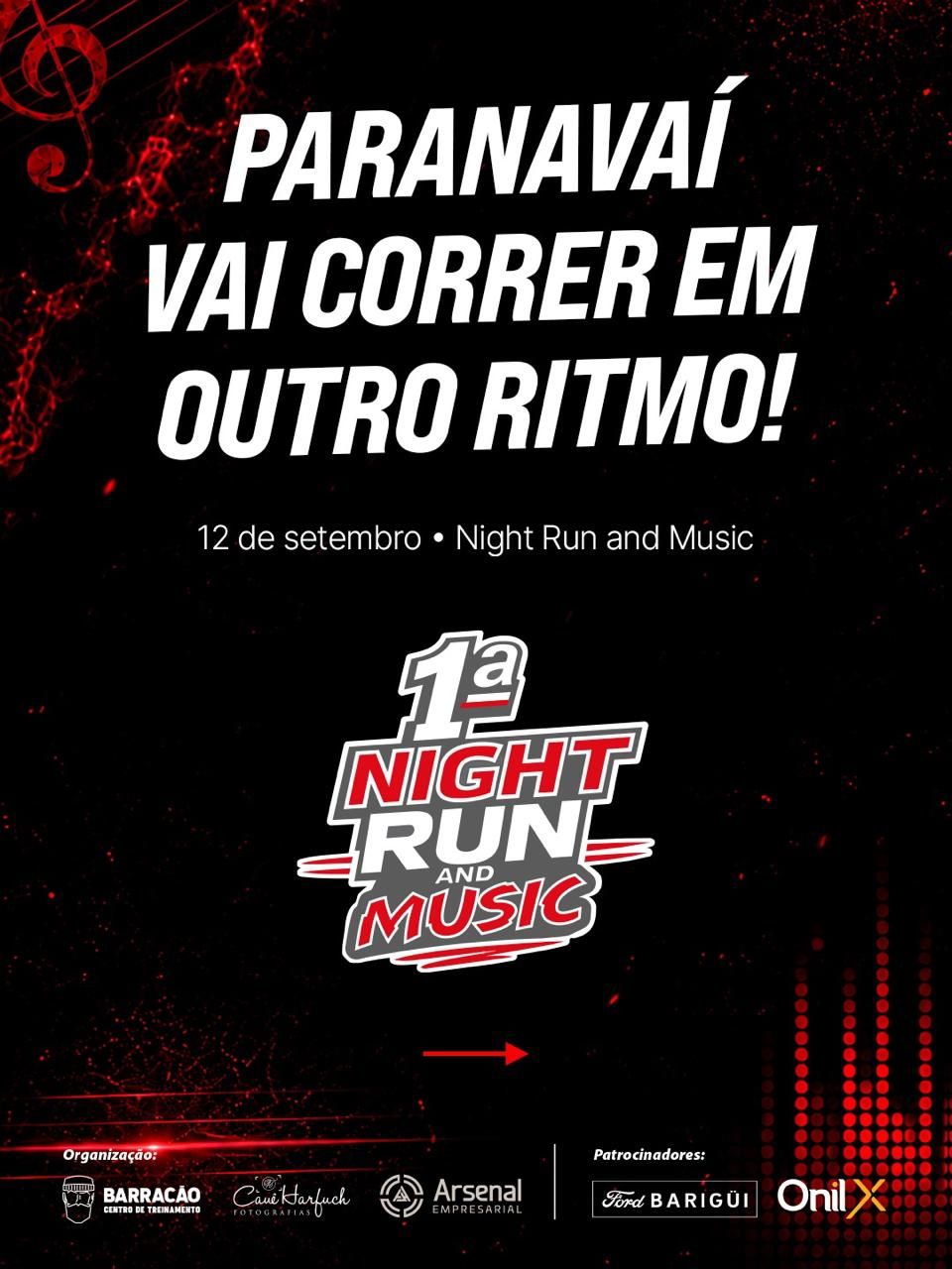 Night Run reúne mais de 700 inscritos em Paranavaí neste sábado