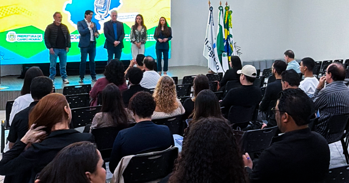 Campo Mourão reúne profissionais de comunicação pública no 1º Comunica ComCam